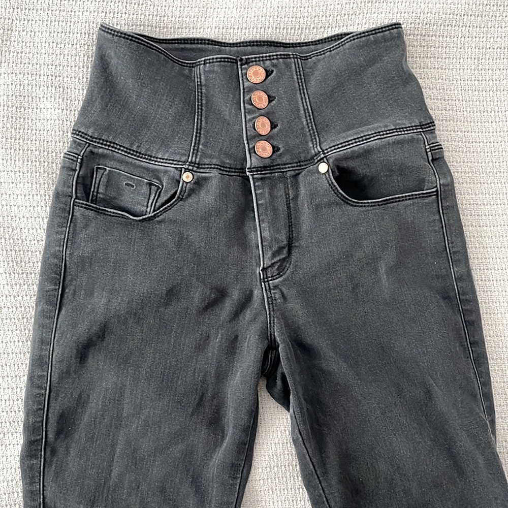 Guess high rise corset jeans